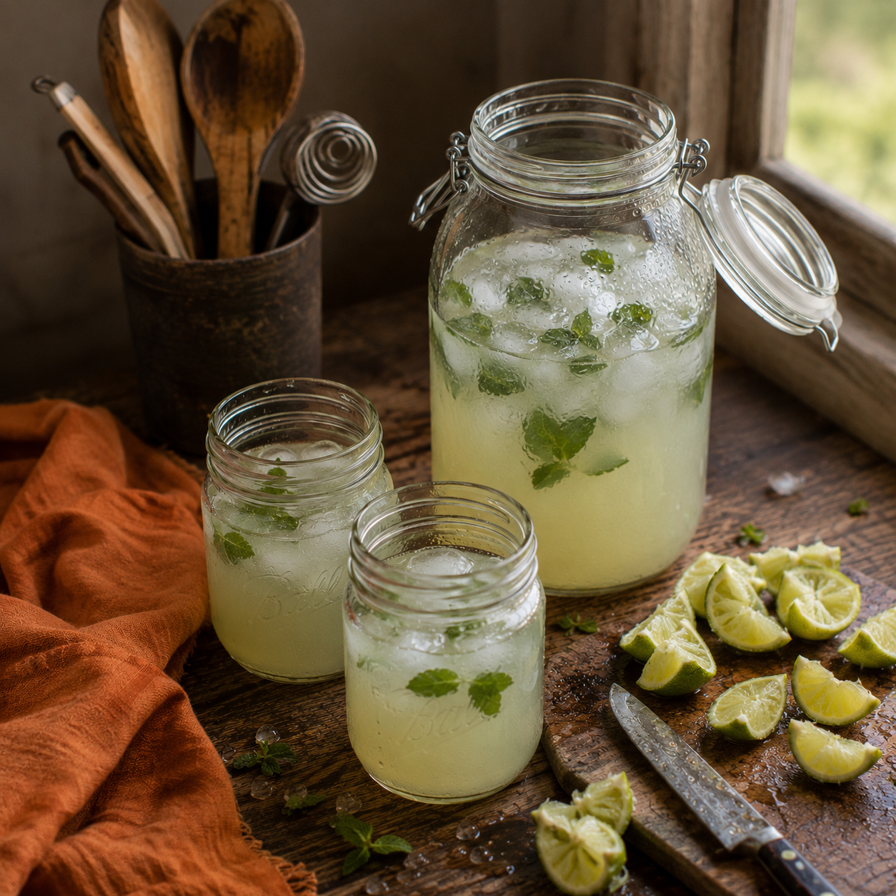 garden mint limeade