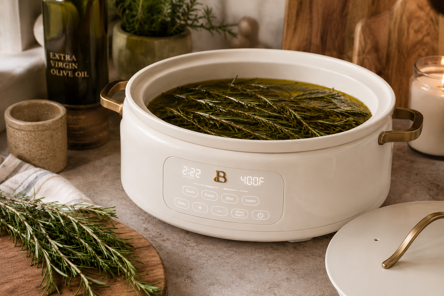 rosemary-infused olive oil for hair: a simple herbal ritual for stronger, shinier hair
